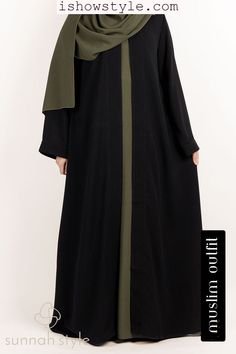 Trendy Long Abaya Design ideas - Unique Colors of abaya outfit ideas Full Coverage Outfit, Black Abaya Designs Simple, New Abaya Designs, Cotton Dress Summer Casual, Black Hijab Outfit, Abaya Inspiration, Toddler Sun Dress, Black Abaya Designs, Simple Abaya