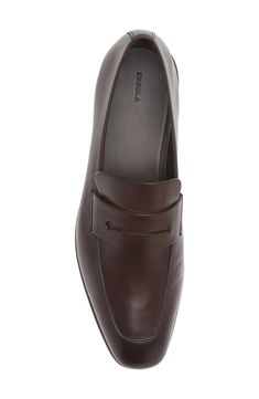 Named for the buttonholes in finely tailored menswear, this iconic leather loafer from the Italian label features a clean, classic silhouette. Leather upper, lining and sole Made in Italy Men's Designer Shoes Modern Business Moccasins With Leather Lining, Modern Leather-lined Moccasins For Business, Business Calf Leather Moccasins, Masculine Formal Moccasins With Leather Lining, Formal Masculine Moccasins With Leather Lining, Masculine Calf Leather Loafers For Business, Masculine Formal Loafers With Leather Lining, Classic Calf Leather Tassel Loafers For Business, Classic Business Loafers With Smooth Grain