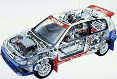 an image of a car with the hood open