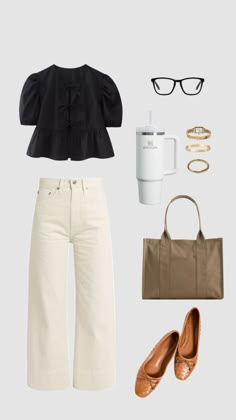 #outfitinspo #closet #clothing #styleinspo #outfit #wardrobeinspo #girlygirl #girly #modesty #feminity #softgirl #whattowear #simplegirl #officewear #casualofficeoutfit Closet Clothing, Casual Day Outfits, Simple Trendy Outfits, Casual Work Outfits, Grace Kelly, Casual Style Outfits, Lookbook Outfits, Audrey Hepburn, Look Chic