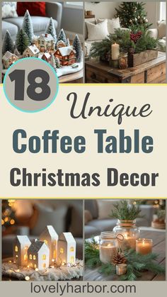 18 Unique Coffee Table Christmas Decor Ideas (Easy) Christmas Coffee Table Decor Trays, Coffee Table Christmas Decor Ideas, Christmas Decor Ideas Easy, Christmas Decor Ideas Simple, Holiday Coffee Table Decor, Coffee Table Christmas Decor, Coffee Table Christmas, Table Christmas Decor Ideas, Christmas Coffee Table