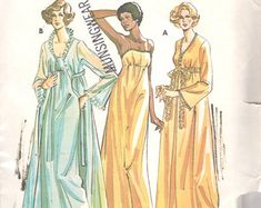 Kwik Sew Patterns, Peignoir Sets, Kwik Sew, Nightgowns For Women