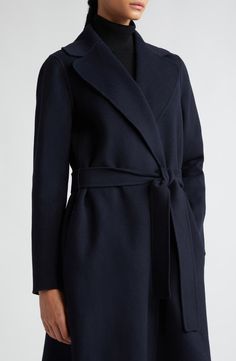 Max Mara Poldo Double Face Wool Wrap Coat | Nordstrom Belted Wrap Coat, Wool Wrap Coat, Wool Wrap, Wrap Coat, Ready To Play, The Test, Double Face, Tie Belt, Max Mara