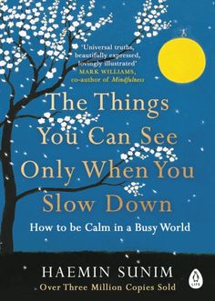 the book cover for the things you can see only when you slow down