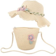 Description This item includes straw woven bag and straw sun hat, used to store daily necessities. This bag is made of premium materials, practical for long time use. Suitable for various occasions, such as beaches, parties, shopping and dating. Perfect gift for little girls, they would be happy. Features -Color:As Shown -Material:Straw -Size:34.00X34.00X11.00cm/13.36X13.36X4.32in -Size:15.00X13.00X7.00cm/5.89X5.11X2.75in - The woven design of this bag will add much charm and elegance to your wh Straw Sun Hat, Sun Cap, Daily Necessities, Woven Design, Woven Bag, Sun Hat, Straw Hat, Cloth Bags, Sun Hats