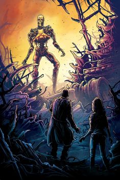 Michael Biehn, Dan Mumford, Horror Artwork, Arte Dc Comics, Come With Me, James Cameron, Movie Poster Art