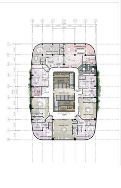 the floor plan for an apartment building