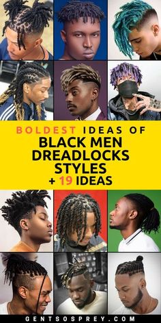 Redefine your style with our carefully curated selection of 19 black men dreadlocks styles for 2024. From medium to short and long locks, we provide a diverse range of options to suit your taste. Immerse yourself in the world of dread heads men, delve into braided hairstyles, and discover exquisite updos. Embrace the allure of dreadlock hairstyles and choose a look that resonates with your individuality. Short Dreadlocks Styles Men Locs, Medium Dreadlock Styles For Men, Men Dreadlocks Styles, Black Men Dreadlocks Styles, Dreads Styles Black, Dreadlock Mohawk, Men Dreadlocks