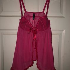 Pink Victoria’s Secret Lingerie Top - Never Worn Victoria's Secret Camisole For Loungewear, Victoria's Secret Bedtime Camisole, Victoria's Secret Coquette Camisole, Pink Underwire Sleepwear, Victoria's Secret Sleep Camisole, Victoria's Secret Flirty Sheer Sleepwear, Victoria's Secret Underwire Sleepwear For Summer, Victoria's Secret Summer Sleepwear, Flirty Sheer Sleepwear By Victoria's Secret