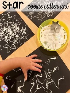 Space theme activities and centers (literacy, math, fine motor, stem, blocks, sensory, and more) for preschool, pre-k, and kindergarten Sun Moon Stars Preschool Activities, Space Theme Activities, Space Preschool