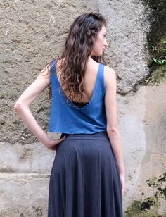 Style – The Utility tank is a basic scoop neckline in front and back that is highly functional. Shape – The Wanderer shape opens at the armpit into a full-bodied, flowy A-line design. Size – Order based on your BUST measurement Fabric Shown – Light Hemp/Organic Cotton Knit Color Shown – Natural + Bluebird Scoop Back Tops For Yoga In Summer, Summer Yoga Top With Scoop Back, Summer Scoop Neck Yoga Crop Top, Summer Yoga Crop Top With Scoop Neck, Summer Yoga Scoop Neck Crop Top, Summer Stretch Crop Top With Scoop Back, Stretch Scoop Back Crop Top For Summer, Summer Crop Top With Scoop Back, Summer Scoop Back Crop Top