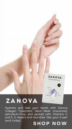 Pamper your hands with the Zanova Collagen Treatment Hand Mask! Enriched with hyaluronic acid, vitamin C and E, and collagen, this mask deeply nourishes, hydrates, and heals dry, scaly skin caused by skin picking and nail biting. Perfect for soft, healthy hands every day! 🌸💆‍♀️ #HandCare #CollagenMask #Hydration #VitaminE #HealthyHands #Skincare Dry Scaly Skin, Skin Picking, Hand Mask, Scaly Skin, Nail Biting, Sls Free Products