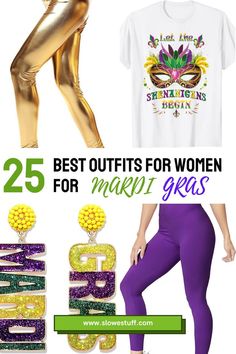 Mardi Gras outfits for women Mardi Gras Gala Dress, Mardi Gras Festival Outfits, Plus Size Mardi Gras Outfits, Mardi Gras Outfits For Women Casual, Mardi Gras Theme Party Outfit, Mardigrass Ideas Outfit, Mardi Gras Outfits Black Women, Diy Mardi Gras Outfit, Cute Mardi Gras Outfit