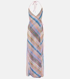 Zigzag beach cover-up in multicoloured - Missoni | Mytheresa Chic Multicolor Beach Dress For Beach Party, Silk Summer Maxi Dress For Beach, Beachwear Silk Maxi Dress In Multicolor, Pink Silk Maxi Dress For The Beach, Multicolor Beach Dress For Party, Chic Silk Maxi Dress For Beach, Chic Multicolor Beach Dress Cover-up, Summer Silk Beach Cover-up, Summer Silk Cover-up For Vacation