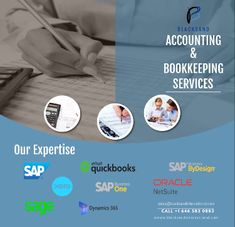 a flyer for a bookkeeping service