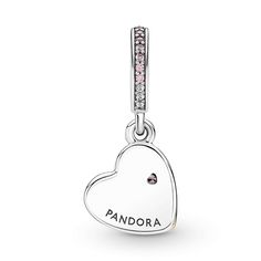 Double up on love for Mom with the Entwined Infinite Hearts Double Dangle Charm. A 14k rose gold-plated heart with pink man-made crystals glow next to a sterling silver heart, engraved with the words: "You are the heart of our family." The bail is accented with a pavé of pink and clear stones. The perfect gift for someone who always has a special place in your heart. Infinite Heart, Intertwined Hearts, Pink Men, Pandora Bracelet Charms, Double Up, Dangle Charms, Pandora Bracelet, Sterling Silver Heart, Sterling Silver Charm