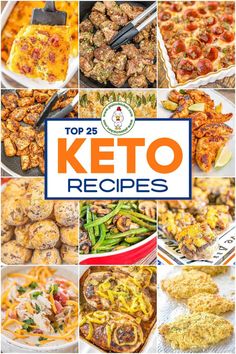 Most Popular Keto Recipes - whether you are doing a low-carb/keto diet or not, sometimes you may be looking for ways to cut carbs out of your daily meals. I've got you covered! I'm sharing 25 of our most popular low-carb recipes from the blog. Great for those who want to lower their carb intake but still make meals that taste delicious.