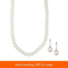 in stock Classic Oval Jewelry From Macy's, Classic Teardrop Jewelry From Macy's, Classic Teardrop Jewelry Sets For Formal Occasions, Macy's Classic Teardrop Jewelry, Classic Teardrop High Luster Jewelry, Classic Pearl Drop Jewelry For Mother's Day, Classic Teardrop Pearl Necklace, Classic Oval Pearl White Jewelry, Classic Jewelry Sets With Round Beads As A Gift