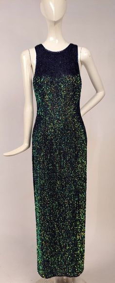 GLAM VINTAGE EARLY 1990’S CHANGEABLE SEQUIN LONG DRESS | eBay Evening Dresses For Older Women, Dresses For Older Women, Black Sequins Dress, Long Dress Formal, Sequin Long Dress, Lame Dress, Sequins Dress, 1990s Fashion, Dresses 2024