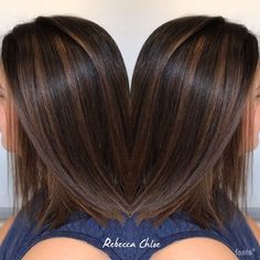 Indian Highlights, Hair Colors Brown, Chocolate Brown Hair Color Ideas, Short Hair Brown, Dark Brown Hair Balayage, Hair Styles Short Hair, Sleek Short Hair, Medium Length Hair Straight