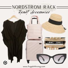 Get resort ready with these warm-weather accessories 🕶️👒

#resortwear #warmweatheraccessories #vacationvibes #travel #nordstromrack Resort Accessories, Geoffrey Beene