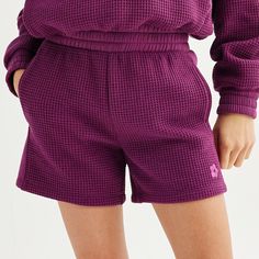 She'll be cute and cozy in these girls 7-16 Limited Too waffle shorts. She'll be cute and cozy in these girls 7-16 Limited Too waffle shorts. FEATURES Cinched waistband 2 front slash pockets Above the knee length Textured waffle fabricFABRIC & CARE Cotton, Polyester, Elastane Machine Washable Imported Size: Medium. Color: Purple. Gender: female. Age Group: kids. Material: Cotton Blend. Limited Too, Medium Purple, Bottom Clothes, These Girls, Above The Knee, Color Purple, Fabric Care, Gender Female, The Knee