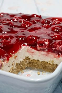 Cherry delight dessert. Classic Cherry Delight, Simple Layers, Cherry Recipes Dessert, Easy Summer Desserts