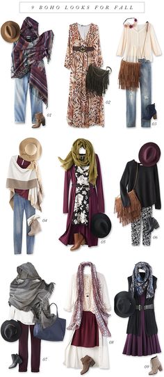 Boho Chic Outfits Fall, Vetement Hippie Chic, Stile Hippie Chic, Boho Chic Outfits Summer, Looks Hippie, Look Hippie Chic, Estilo Hippie Chic, Boho Fashion Winter, Stile Boho Chic