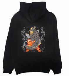 Completely embroidered design of legend Kintaro fighting a great carp, often mistaken for a Koi Fish. Brushed Pure Organic Cotton 400GSM  which is a very luxurious feel - not your cheap quality hoodies! DELIVERY All items will be delivered within 5 working days. Harajuku style and Japanese art inspired design. We also have Japanese streetwear hoodies on sale! Everything we sell is from anime inspiration which enabled us to create anime shirts, anime hoodies, styled in japanese clothing. Thank you for checking our shop! Koi Fish Embroidery, Fish Embroidery, Anime Inspiration, Anime Shirts, Japanese Clothing, Quality Hoodies, Harajuku Style, Pet Sweater, Japanese Streetwear