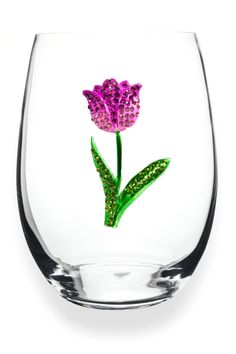 PRICES MAY VARY. ✔️ IMAGINE DRINKING FROM THE MOST UNIQUE JEWELED WINE GLASS AT YOUR NEXT PARTY OR EVENT - These decorative wine glasses are sure to enhance the enjoyment of your next glass of wine or favorite cocktail. ✔️ THE ORIGINAL JEWELED WINE GLASS FROM THE QUEENS’ JEWELS WILL DEFINITELY MAKE YOU THE CENTER OF ATTENTION - Whether it is an evening in with a glass of fine wine, wedding bridal shower or party. Be the standout with one from the many different designs that suits your personalit Spring Wine Glass Painting, Decorative Wine Glasses, Cherry Blossom Wine Glass Painting, Flower Painted Wine Glasses, Lavender Painted Wine Glasses, Painted Wine Glasses Flowers Butterflies, Birthday Cute, Queens Jewels, Decorated Wine Glasses