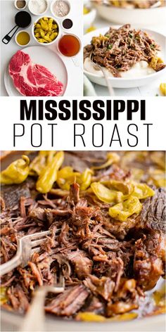 the mississippi pot roast recipe is ready to be eaten