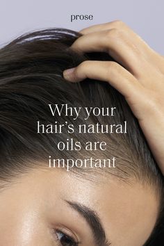 Have you ever wondered what causes your hair to get oily? It's not because you haven't washed your hair; it's may be the cause of sebum, an oily substance, typically produced from glands in the skin. This natural oil is super important for your hair - here's why. Hair Oil Advertisement, Hair Care Tips For Growth, Haircare Advertising, Hair Advertising, Grow Your Hair Faster, Thicker Stronger Hair, Ayurvedic Hair Oil, How To Grow Your Hair Faster, Natural Hair Oils