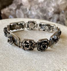 Beutiful Ornate Floral Italian Silver Peruzzi Vintage Art Nouveau Bracelet Ornate Adjustable Bracelets For Anniversary, Adjustable Victorian Bracelet For Anniversary, Victorian Adjustable Silver Bracelets, Adjustable Antique Silver Hallmarked Bracelet, Adjustable Antique Silver Hallmarked Bracelets, Unique Antique Silver Bracelets For Formal Occasions, Formal Adjustable Flower Bracelets, Adjustable Flower Bracelets For Formal Occasions, Victorian Hallmarked Bracelets