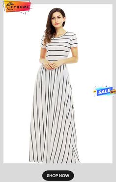 Black Striped White Short Sleeve Maxi Dress Casual Striped A-line Maxi Dress, Chic Striped A-line Maxi Dress, Striped Fitted A-line Maxi Dress, Casual Fitted Striped Maxi Dress, Casual Striped Fitted Maxi Dress, Spring Striped A-line Maxi Dress, Fitted Striped Short Sleeve Maxi Dress, Fitted Striped Maxi Dress With Short Sleeves, Sublime Sun