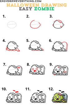 how to draw a cartoon character in easy steps