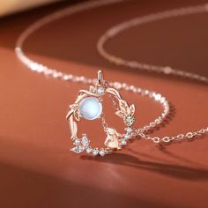 Rabbit Pendant, Twilly, Moonstone Necklace, Dream Jewelry, Stylish Jewelry