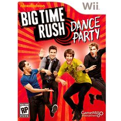 the wii version of big time rush dance party