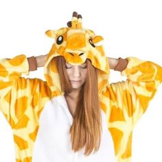 This Pjs Are Adult Unisex Regular Retail Price 50 Sizes 5’ To 6’ All Size Fits All Giraffe Costume, Cute Pajama, Pajamas Winter, Comfy Jumpsuits, Unisex Onesies, Solid Color Sweater, Onesie Pajamas, Pajamas Sets, Flannel Pajamas