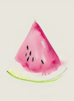 a watermelon slice is shown on an instagram