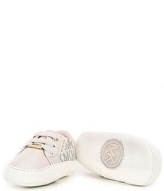 Kurt Geiger London Girls' Baby Liviah Rhinestone Embellished Sneaker Crib Shoes (Infant) | Dillard's Michael Kors Lace-up Sneakers For Spring, Spring Lace-up Sneakers With Soft Sole, Spring Casual Low-top Booties, Michael Kors Synthetic Sneakers For Spring, Michael Kors Pink Synthetic Sneakers, Michael Kors Pink Low-top Sneakers, Pink Michael Kors Lace-up Sneakers, Michael Kors Pink Round Toe Sneakers, Michael Kors Pink Sneakers With Round Toe