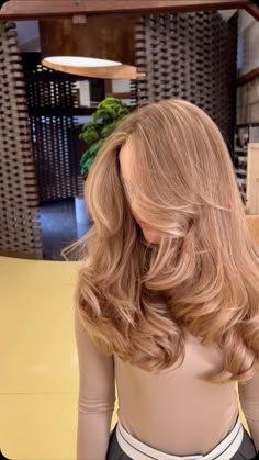 Blonde Women Hairstyles, Blond Strawberry Hair, Easy To Manage Hair Color, Dark Strawberry Blonde Hair Color, Ash Strawberry Blonde Hair, 2 Colored Hair, One Color Hair, Pretty Haircolors, Rich Blonde Hair