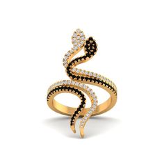 "▶ITEM SPECIFICATION 14K Solid Gold Dual Snake Ring, Antique Diamond Twin Snake Ring, Snake Ring, Twin Serpentis Ring, Gold Snake Ring, Anniversary Gift ▶ PRODUCT DETAILS Diamond Shape : Round Cut Natural Black & Natural White Diamond Pcs. : 115 Diamond Carat : 0.72 Ct Setting Type : Prong Metal Customization: Yellow Solid Gold - White Solid Gold - Rose Solid Gold Metal Purity - 14K All Products of the shop will be customized with metal purity like 10K Solid Gold, 14K Solid Gold and 18K Solid Go Snake-shaped Diamond Rings For Gifts, Snake-shaped Diamond Ring Gift, Diamond Snake Ring As Gift, Unique Snake Shape Rings For Anniversary, Unique Snake-shaped Ring For Anniversary, Unique Snake-shaped Anniversary Rings, Fine Jewelry Snake-shaped Rings For Gifts, Diamond Nose Ring, Ring Antique