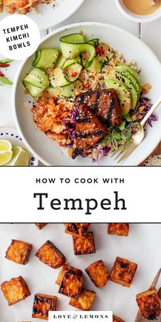 the cover of how to cook with tempeh