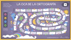 a board game with the words jego de mesa los colors in spanish and english