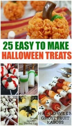 25 easy to make halloween treats that are perfect for the kids and adults in your life