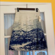 Anthropologie Postcard Skirt, Size 4. Waist 13 Inches Across, Length 22 Inches. Brown Velvet Skirt, Embroidery Skirt, Floral Pleated Skirt, Embellished Skirt, Striped Midi Skirt, Fit And Flare Skirt, Anthropologie Skirt, Velvet Skirt, Embroidered Skirt