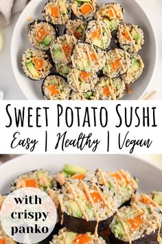 sushi is an easy and healthy meal that's ready in under 30 minutes