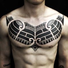 Chest Tattoo With Meaning, Chest Tattoo Stencils, Tattoo Guide, Stomach Tattoo, Tattoo Prices, Cool Chest Tattoos, Chest Tattoos, Chest Tattoos For Women