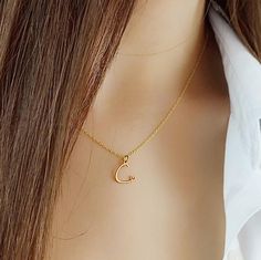 This special handcrafted initial necklace is an elegant gift option for your lover, mother or friend. Carefully crafted so that you can make them an unforgettable gesture on special occasions, this necklace is a unique piece that will attract everyone's attention. This gift is designed to suit the style and personality of your loved ones and has a special meaning for them. Surprise them on their special day with this elegant necklace and win their hearts. E T E R N I T Y ∙ N E C K L A C E * Mate Elegant Necklace, Elegant Necklaces, Elegant Jewelry, Elegant Gift, Initial Necklace, Solid 925 Sterling Silver, Unique Pieces, Jewelry Necklace Pendant, Jewelry Box