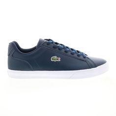 Model Name: Lerond Pro Bl 23 1 Cma Model Number: 7-45cma0100092 Material: Leather Color: Navy White Condition: New With Box Width: Medium (D, M) Founded By Tennis Champion Rene Lacoste, Lacoste Is A Lifestyle Brand That Is Internationally Recognized For Their Green Alligator. Blue Casual Tennis Sneakers, Casual Blue Sneakers For Tennis, René Lacoste, Sneaker Slippers, Comfortable Heels, Dress Sandals, Blue Shoes, Casual Boots, Mens Casual Shoes